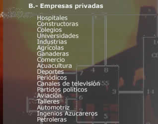 Empresas privadas